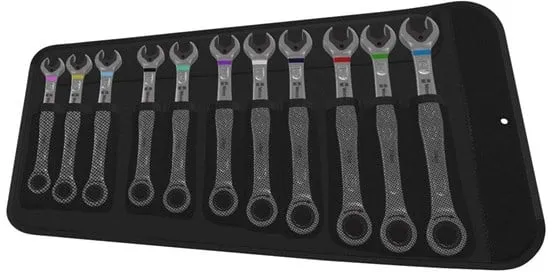 Wera Joker kombinasjonsnøkkel- og skraldesett, 11 deler